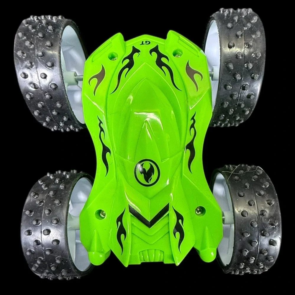 2 Four-Wheeled Double-Sided Drive Inertia Toy Car‎  Stunt Blue/Green/Red